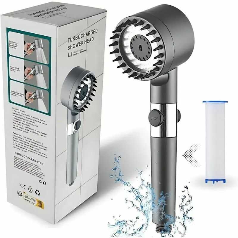 ShowerLux™ - Ducha masajeadora con filtro de agua
