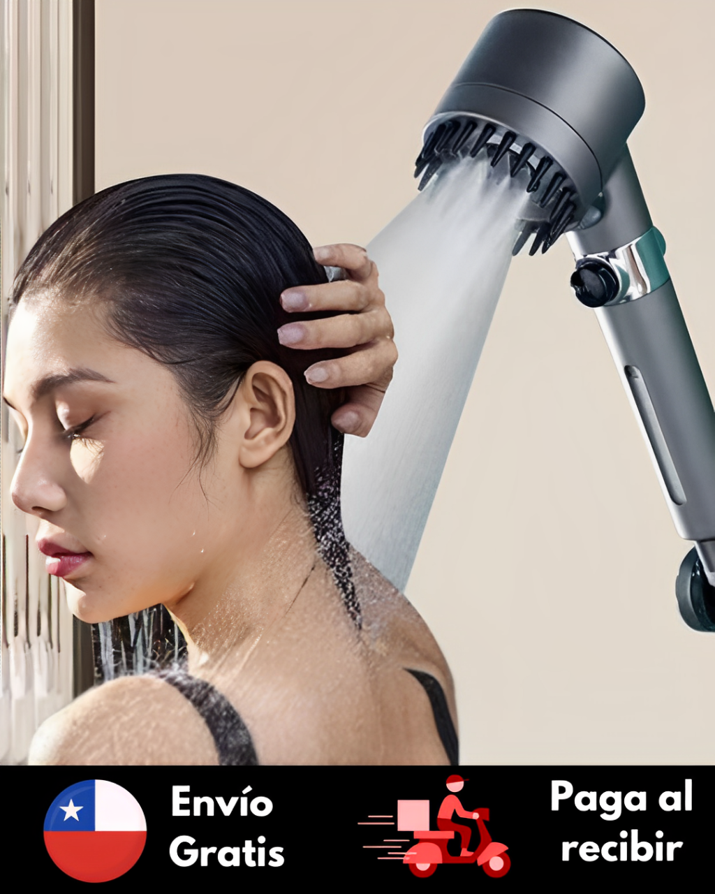 ShowerLux™ - Ducha masajeadora con filtro de agua