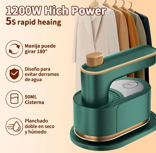 Plancha a Vapor Portátil IronSteam™ - Plancha en vertical y perfecta para viajes
